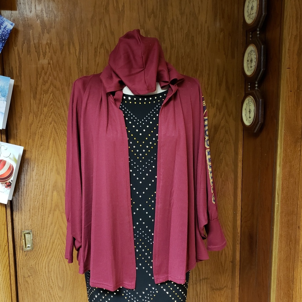 Stunning Hogwarts Open Cardigan Hoodie XS